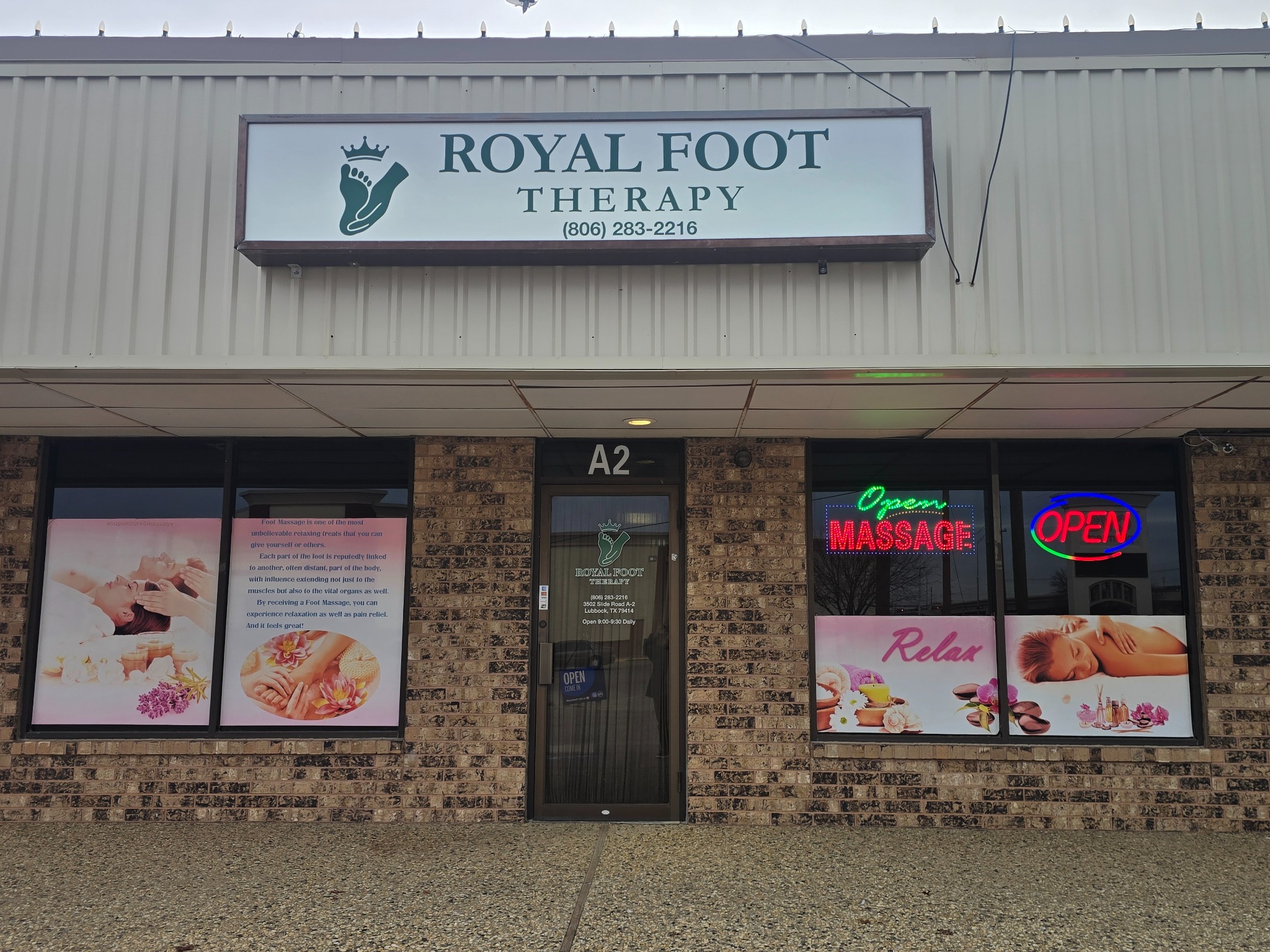 Royal Foot Therapy front entrance